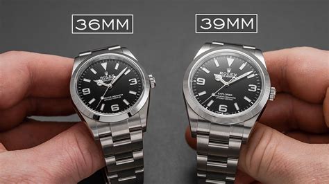 rolex op 36 v 39 mm|rolex dial sizes.